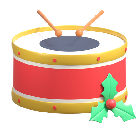 Weihnachtstrommel  3D Icon