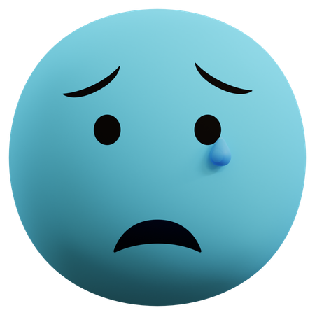 Weinen emoticon  3D Icon