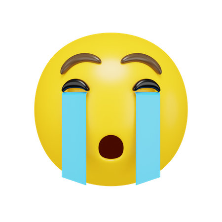 Weinendes Gesicht  3D Emoji