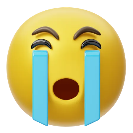 Weinendes Gesicht  3D Emoji