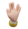 Weird Cross Hand Gesture