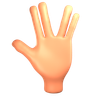 3d yoda hand