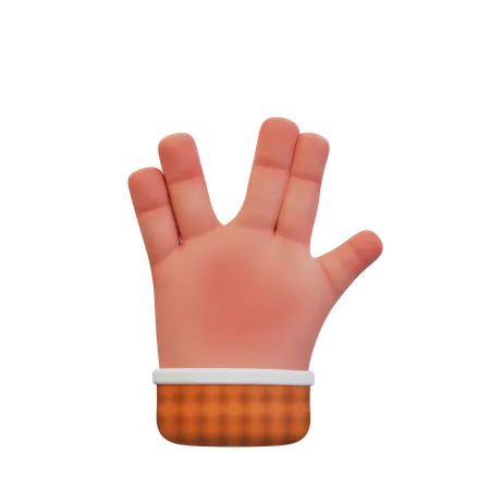 Weird hand gesture  3D Icon