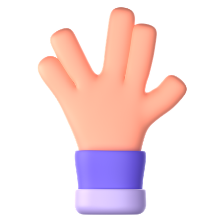 Weird Hand Gesture  3D Icon