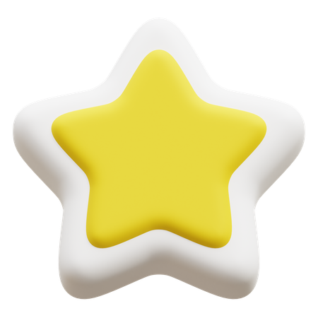 Weiß gelb  3D Icon