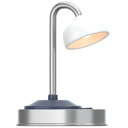 Weiße Schreibtischlampe  3D Icon