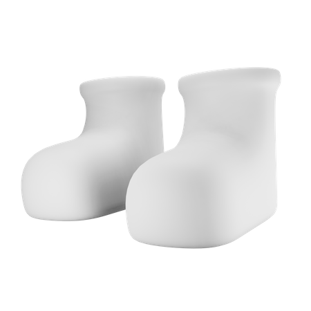 Weiße Schuhe  3D Illustration