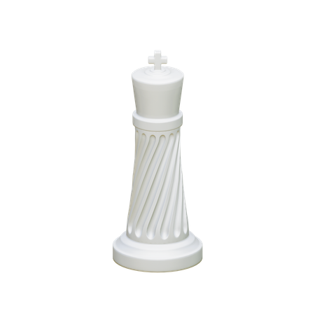 Weißer König  3D Icon