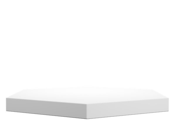 Weißes Display  3D Icon