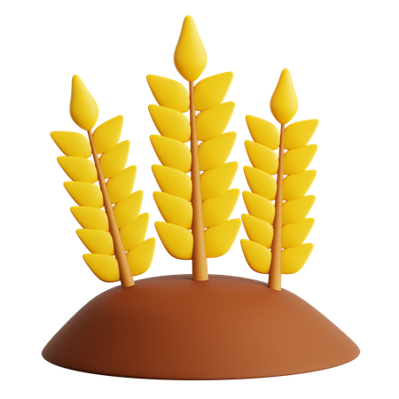 Weizenpflanze  3D Icon