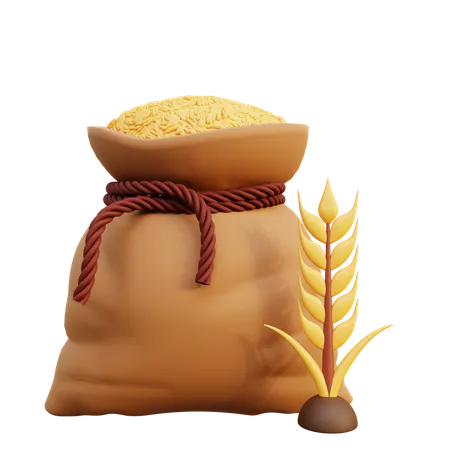 Weizensack  3D Icon