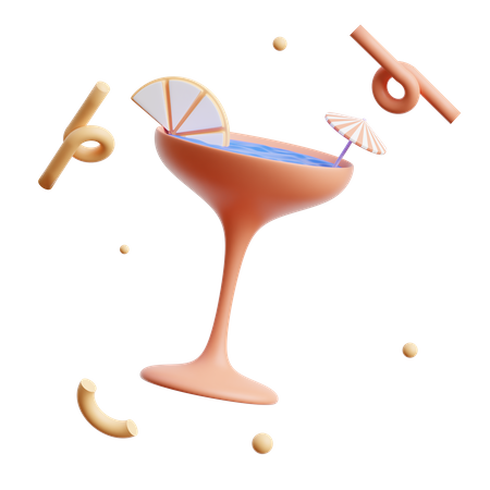 Welcome Drink  3D Icon