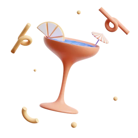 Welcome Drink  3D Icon