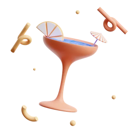 Welcome Drink 3D Icon