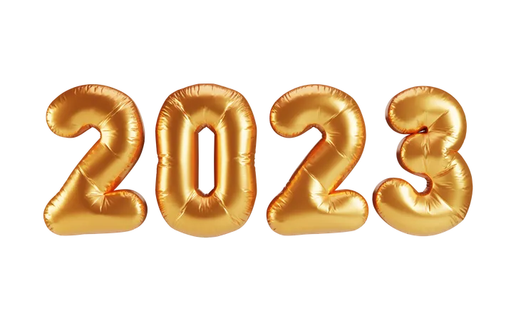Welcome In 2023 3D Illustration
