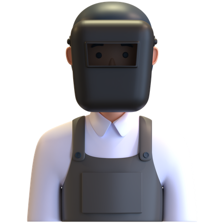 Welder  3D Illustration