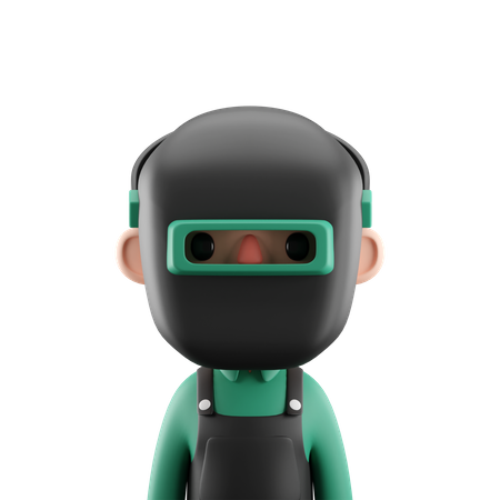 Welder Man  3D Icon