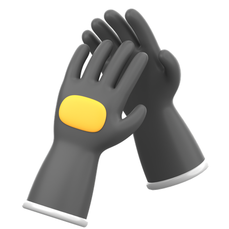 Welding Gloves  3D Icon