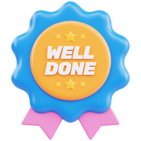 Well Done  3D Icon