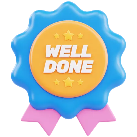 Well Done  3D Icon