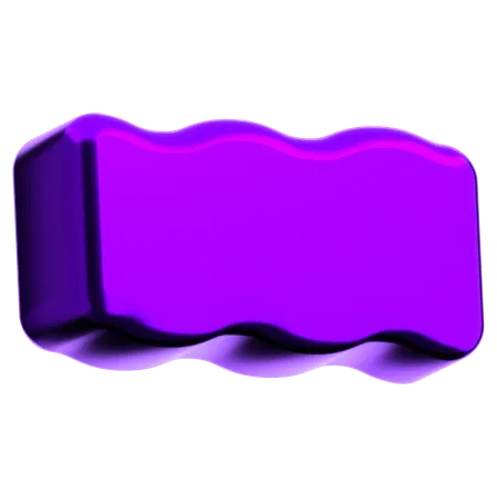 Wellige abstrakte Form  3D Icon