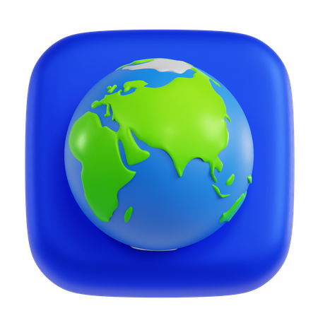 Welt  3D Icon