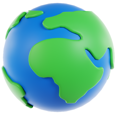 Welt  3D Icon