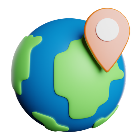 Welt  3D Icon