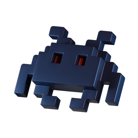 Weltraum-Invasoren  3D Icon