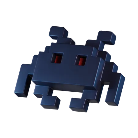 Weltraum-Invasoren  3D Icon