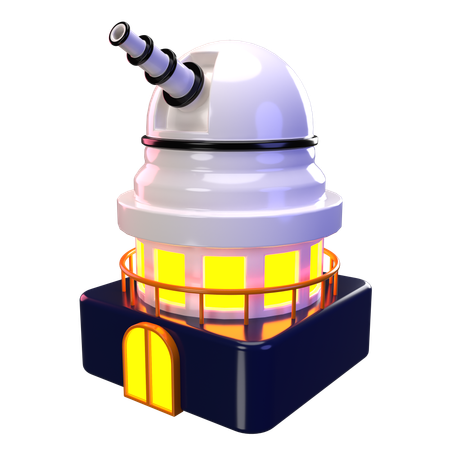 Weltraumobservatorium  3D Icon