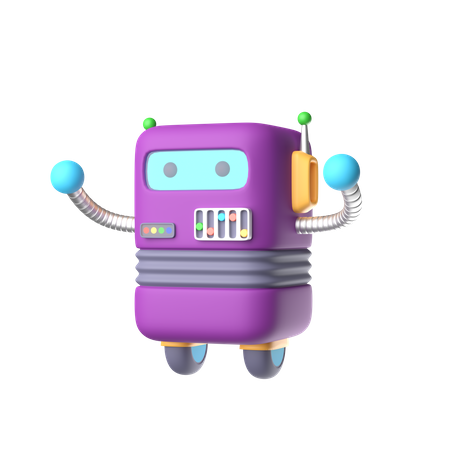 Weltraumroboter  3D Icon