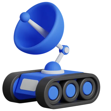 Weltraumrover  3D Icon