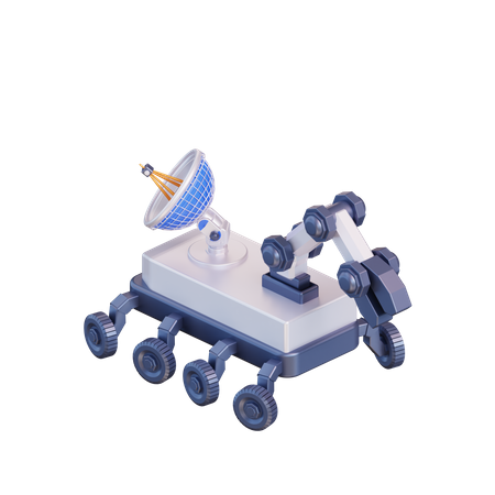 Weltraumrover  3D Illustration