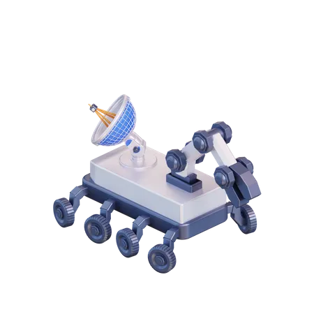 Weltraumrover  3D Illustration