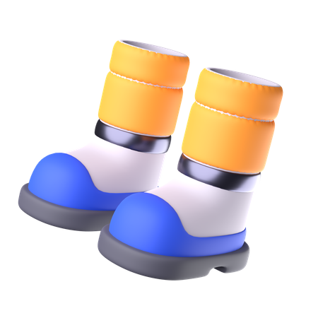 Weltraumstiefel  3D Icon
