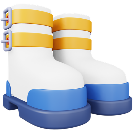Weltraumstiefel  3D Icon