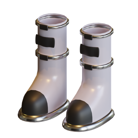 Weltraumstiefel  3D Icon