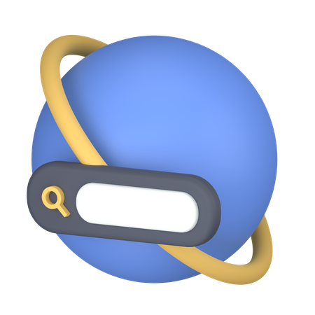 Weltsuche  3D Icon