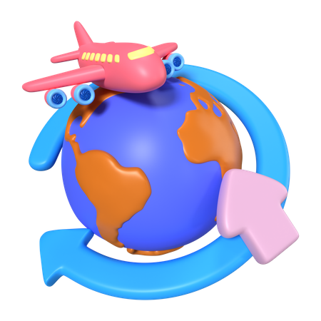 Weltweite Lieferung  3D Icon