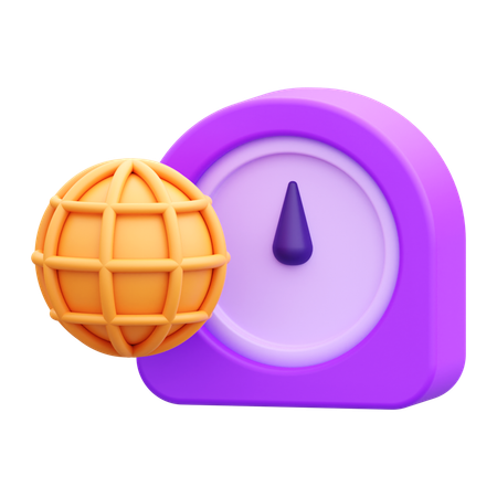 Weltzeit  3D Icon