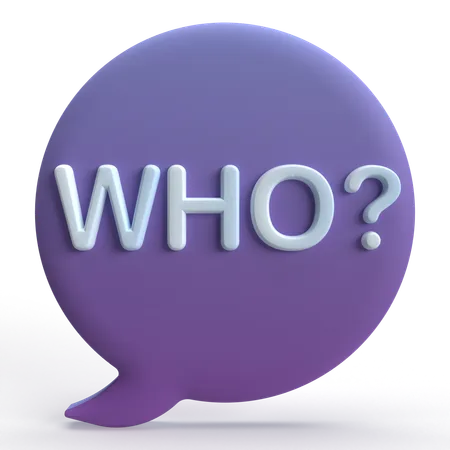 WHO  3D Icon