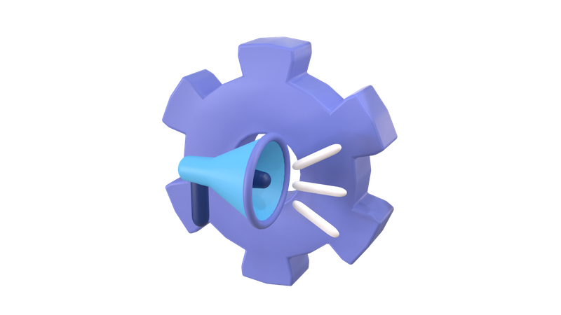 Werbeeinstellung  3D Icon