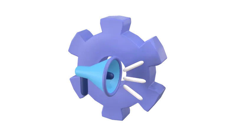 Werbeeinstellung  3D Icon