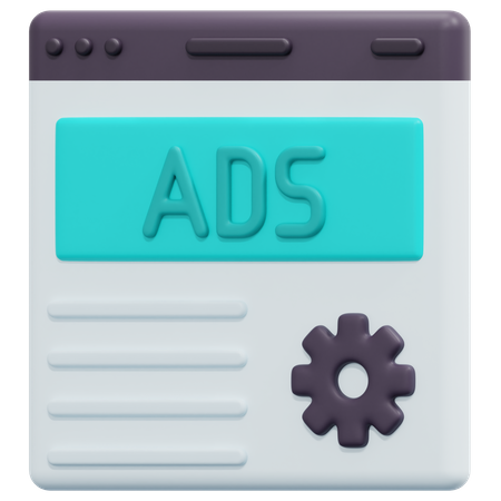 Werbung  3D Icon