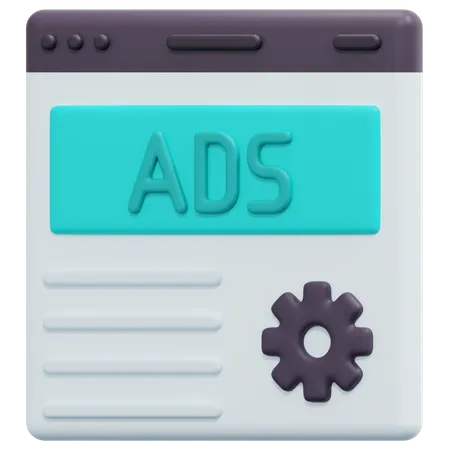 Werbung  3D Icon