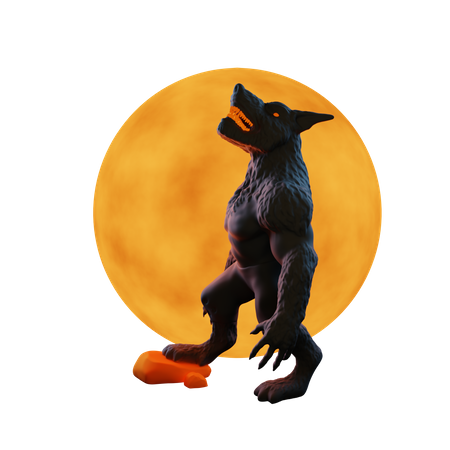 Werewolf  3D Illustration