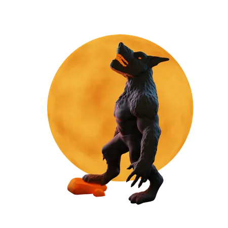 Werewolf  3D Illustration