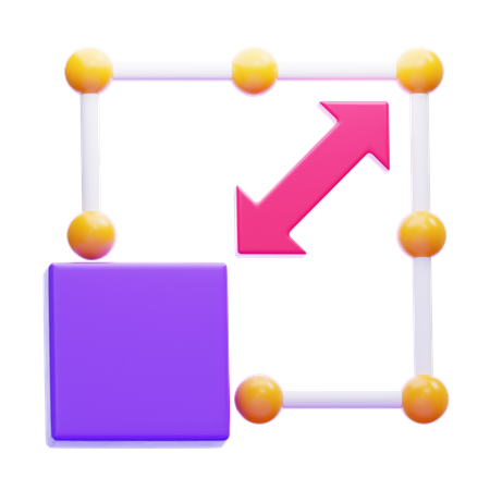 Werkzeug zur Größenänderung  3D Icon