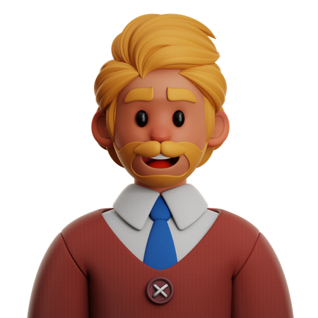 WEST BUSINESSMAN  3D Icon